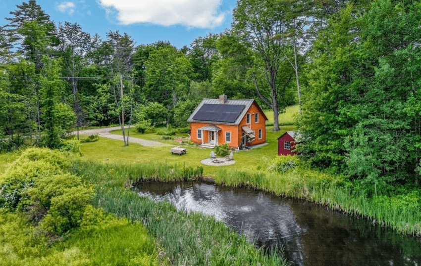 vermont colonial style home