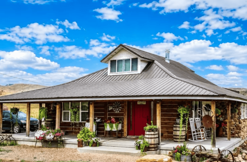 idaho log home