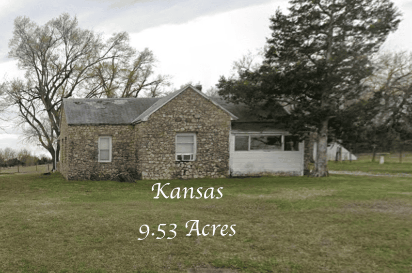 Kansas stone farmhouse